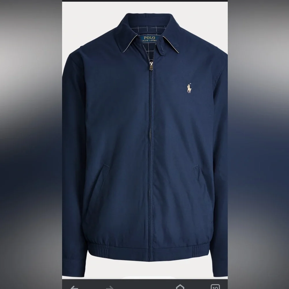 POLO RALPH LAUREN WINDBREAKER BLUE NAVY various sizes - Picture 5 of 8